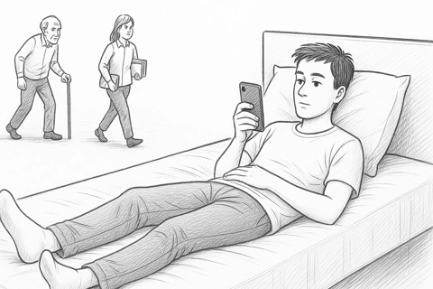 Smartphones makes young generations lazier. Why?
