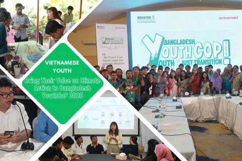 Vietnamese youth bring their voice on climate action to Bangladesh YouthCOP 2025