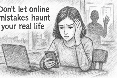 Don’t let online missteps haunt your real life
