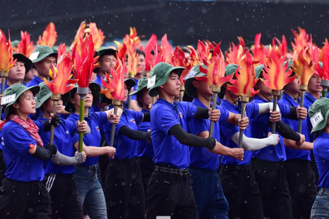 Youth footsteps echo on Ba Dinh Square ahead of September 2 parade