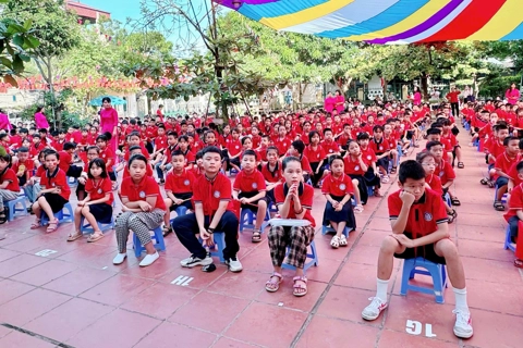 Hơn 9.000 học sinh xã Nam Phù háo hức bước vào năm học mới
