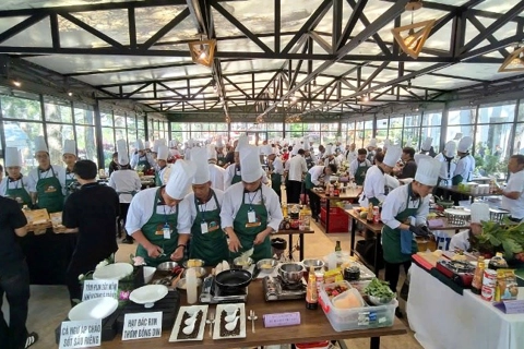 Vietnam’s top chefs compete for highlands and sea specialties 
