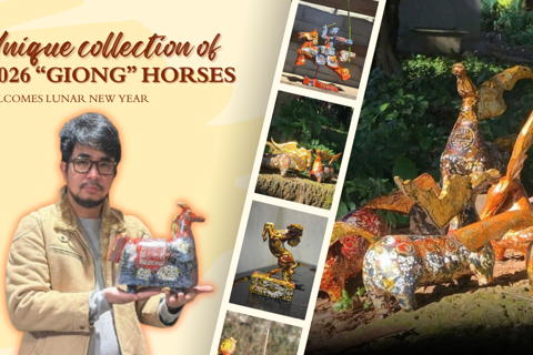Unique collection of 2,026 “Giong” horses welcomes Lunar New Year