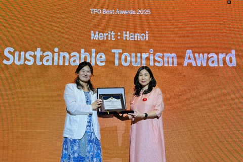 Hanoi wins “Sustainable Tourism” Award at TPO 2025
