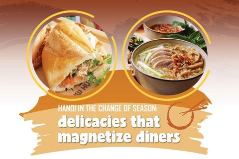 Hanoi through seasons: Delicacies that magnetize diners
