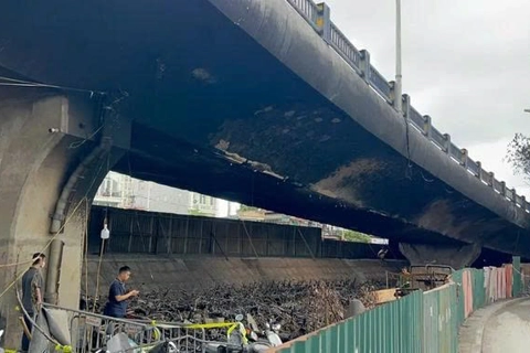 Hanoi to relocate parking lots underneath bridges to ensure infrastructure safety