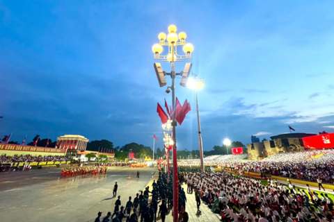 Rehearsal for the grand parade celebrating 80 years of Vietnam’s National Day