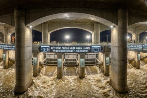 Hanoi weighs giant underground reservoir to tackle flooding