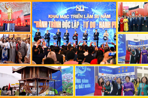 Major exhibition showcasing Vietnam's achievements in 80 years opens