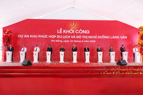 Vingroup breaks ground on US$1.7 billion resort in Danang
