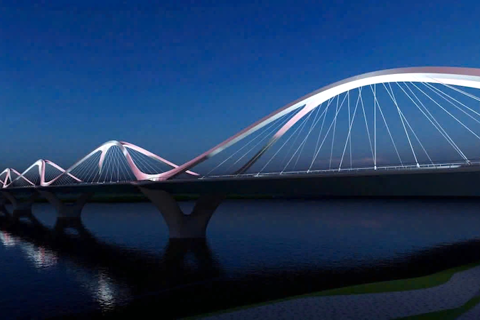 Hanoi begins construction of Tran Hung Dao Bridge over the Red River