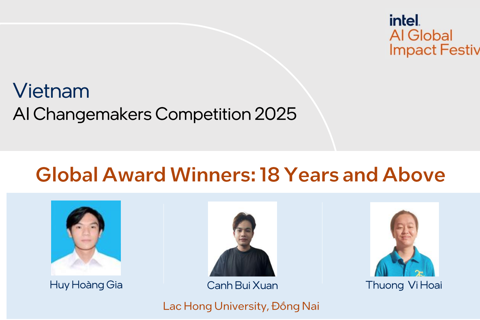 Vietnamese students win Global AI Awards for inclusive innovation